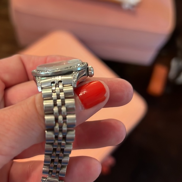SOLD Rolex Ladies 1.8 Carat Diamond Datejust Watch with Box & Appraisal - Picture 10 of 15